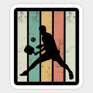 Pickleball Vintage Distressed Retro Player Sticker